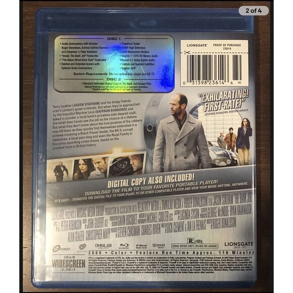 The A-Team The Italian Job The Bank Job 3 Movie Pack Blu-ray DVD Unrated Action - Picture 7 of 13